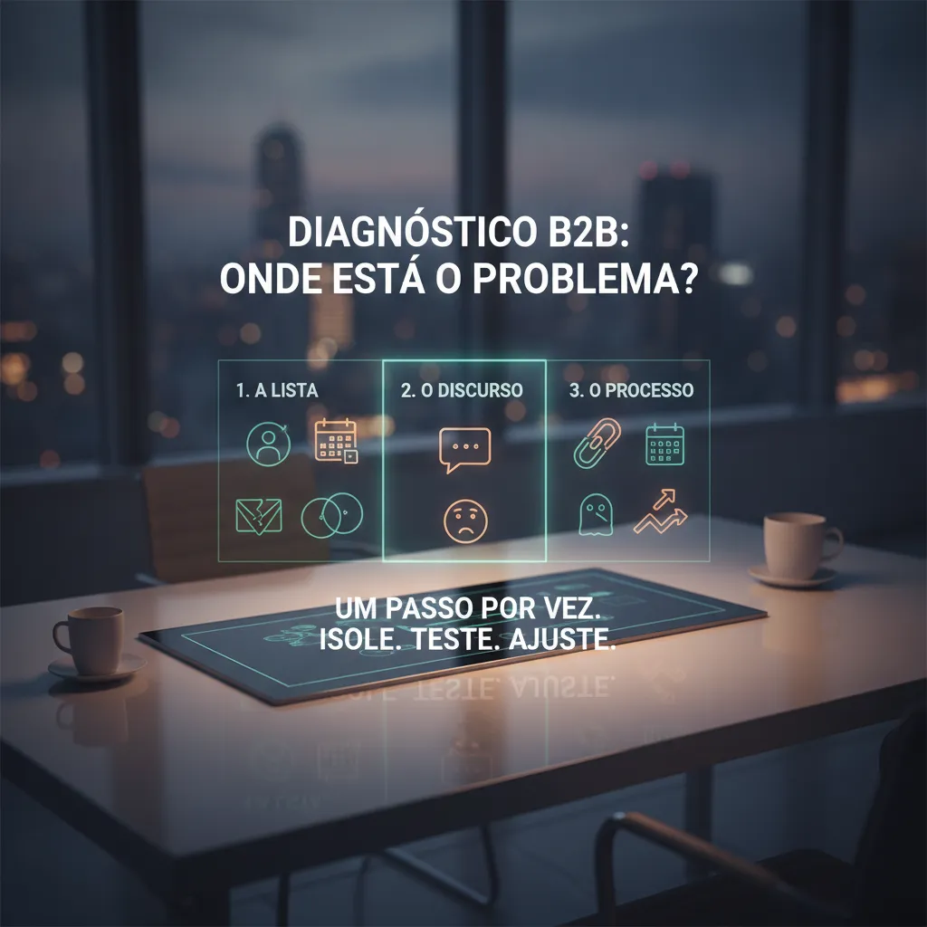 Por Que Sua Prospecção B2B Não Gera Reunião: Diagnóstico em 3 Frentes
